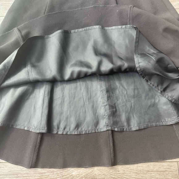 Tobias Black V Neck Sleeveless Fit and Flare Dress Made in Canada - Picture 10 of 15